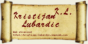 Kristijan Lubardić vizit kartica